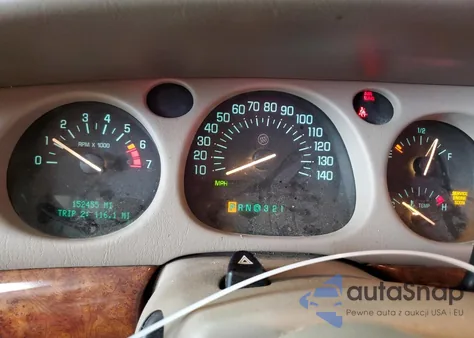 2002 Buick Lesabre Limited z USA, uszkodzony, nr VIN 1G4HR54K42U267988